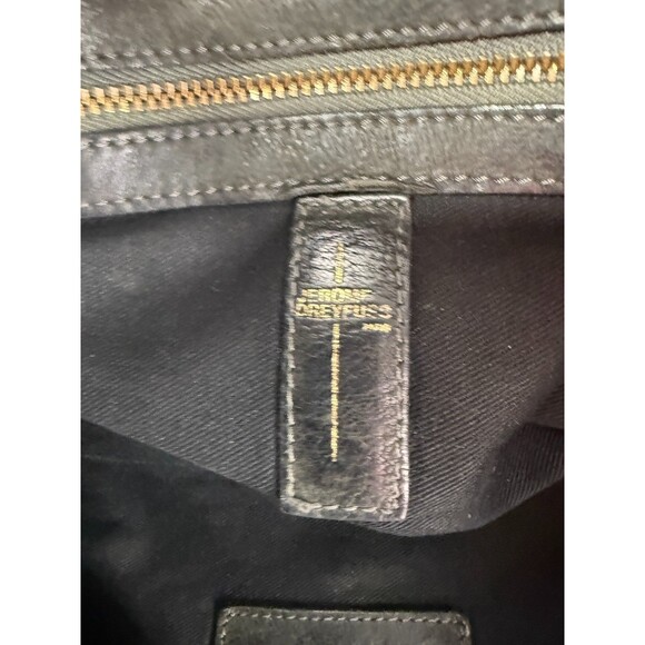 JEROME DREYFUSS ALAIN Bucket Black Large Leather Convertible Created in France - Picture 5 of 17